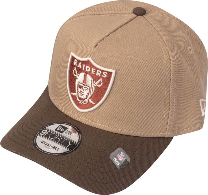 Actual product image New Era 9Forty A-Frame Cap - Las Vegas Raiders Khaki Walnut (One size)