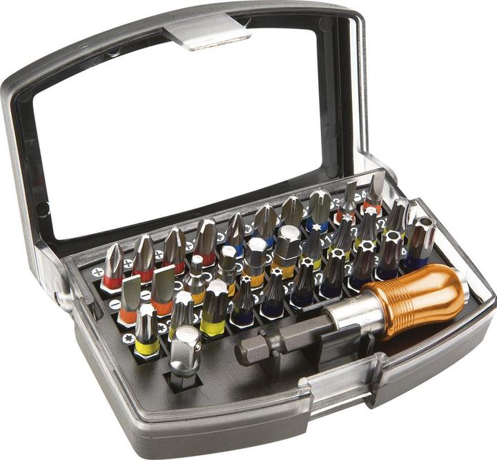 Neo Tools Screwdriver tips with handle 32 pcs. - 06-106
