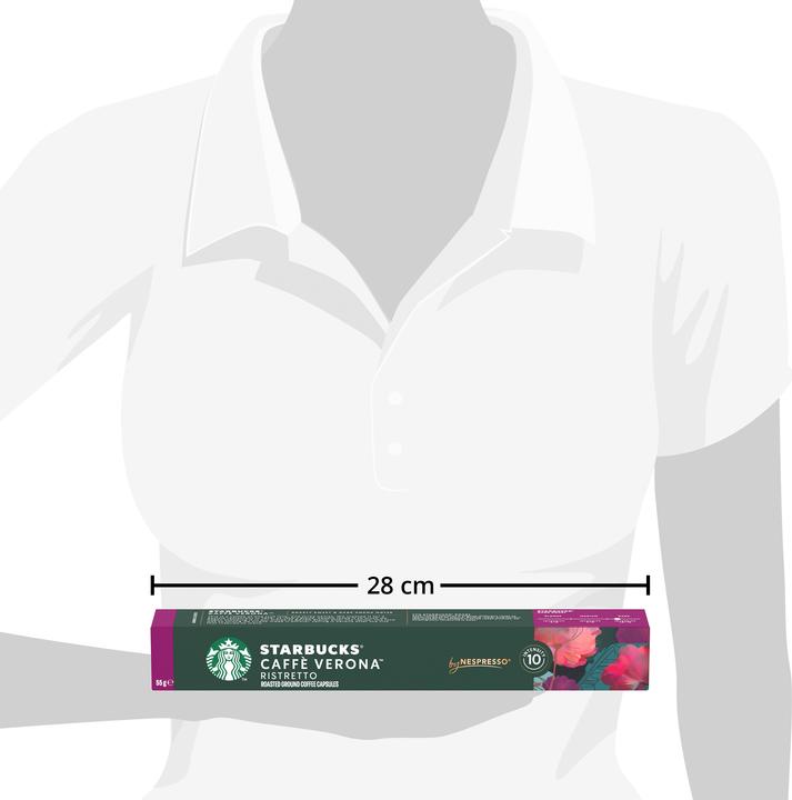 Actual product image Starbucks Caffè Verona by Nespresso Dark Roasts (10 x Port.)