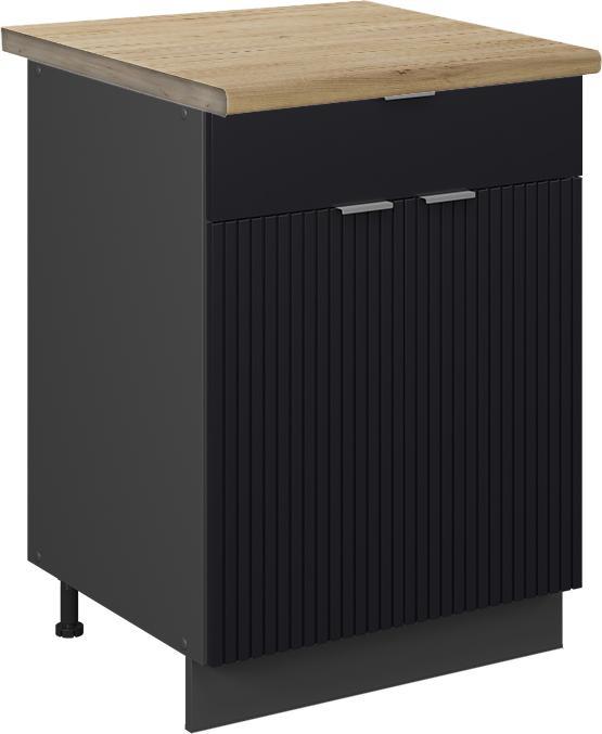 Schwarz gestreift, Anthrazit