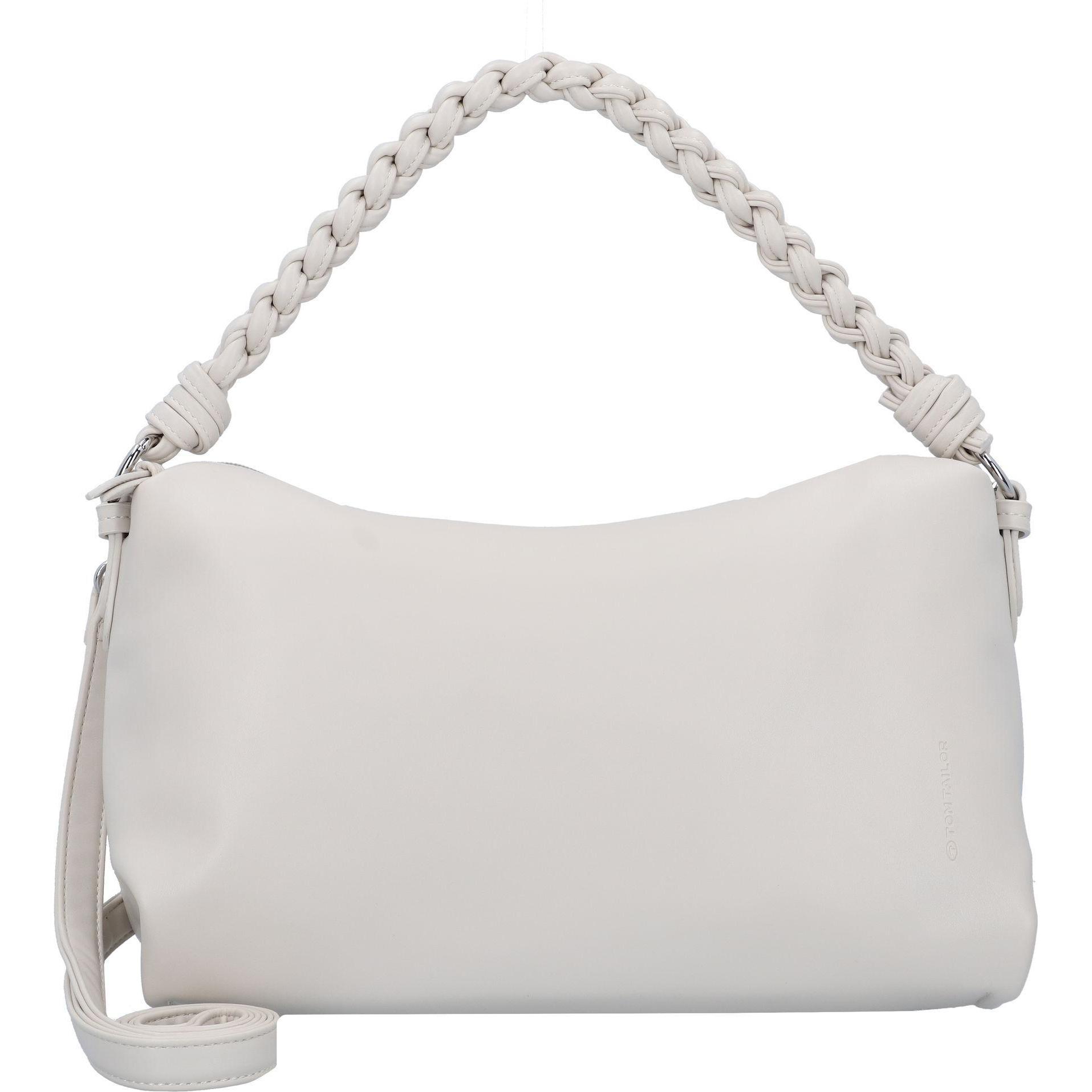 Tom Tailor, Handtasche, Leah Schultertasche 38.5 cm, Weiss