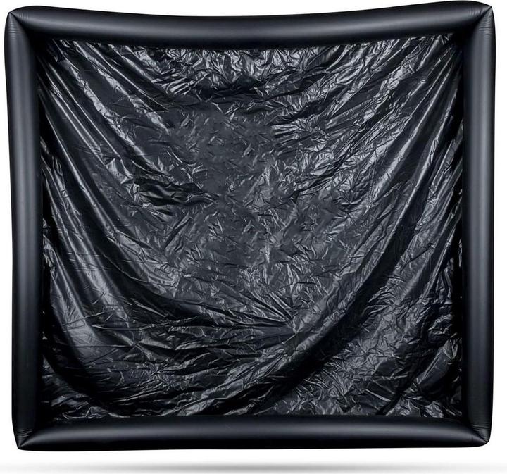 Easytoys Vinylfolie mit aufblasbaren Kanten Schwarz