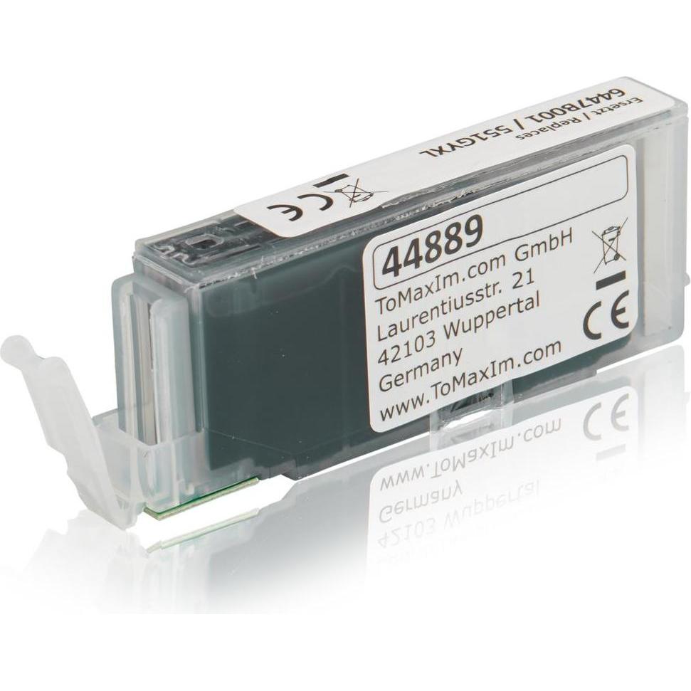 Inkadoo, Druckerpatrone, Druckerpatronen kompatibel zu Canon 6447B001 / CLI-551GYXL Tintenpatrone, grau Grau (GY)