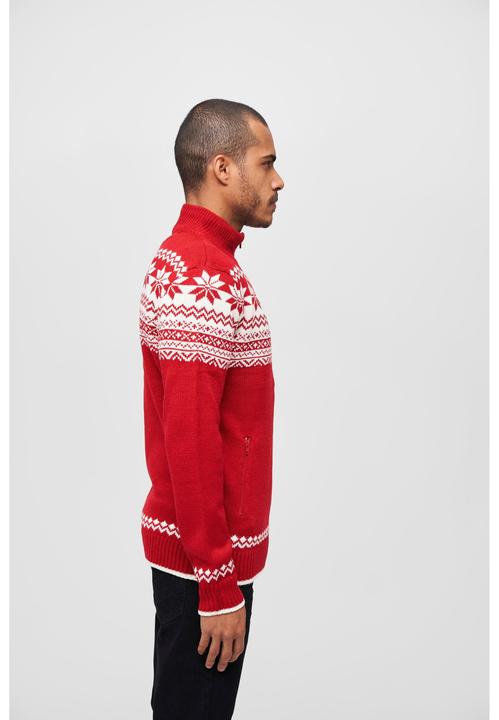 Actual product image Brandit Norwegian cardigan size L colour red (L)