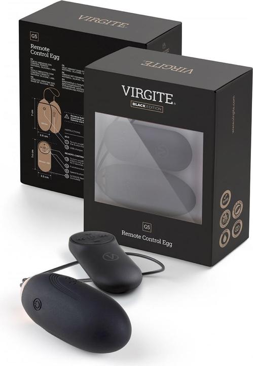 Actual product image Virgite Vibrationsei G5 Wiederaufladbare Black Edition