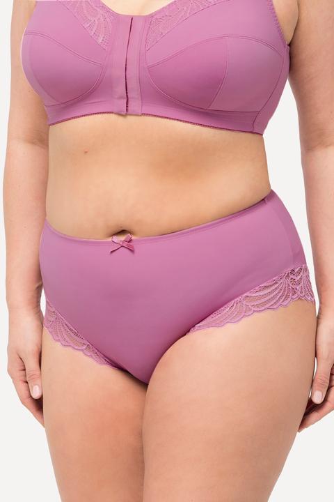 Immagine prodotto Ulla Popken Slip midi con pizzo velato laterale (54)