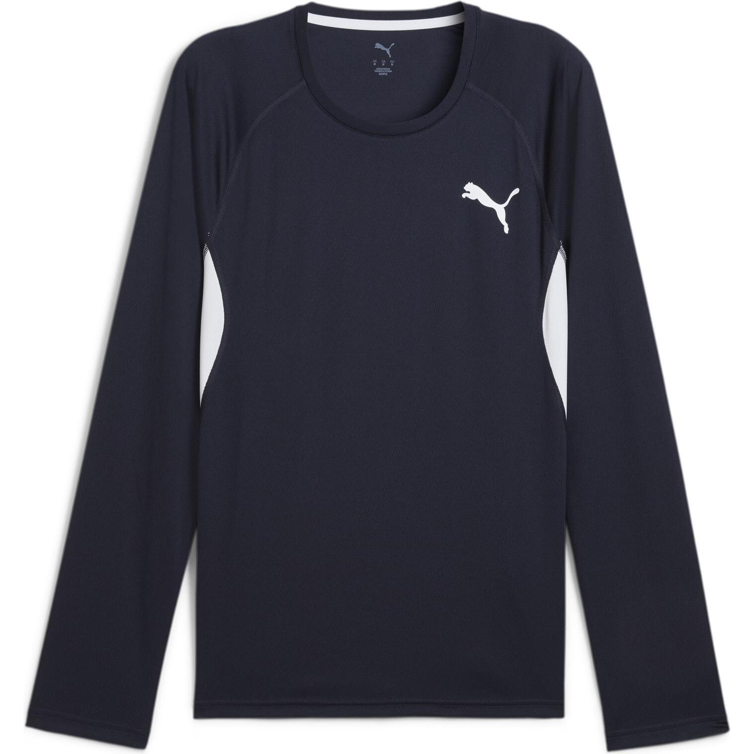 Thumbnail - Puma, Herren, Sportshirt, M Cross The Line Ls Tee 3.0 (M), Blau, M