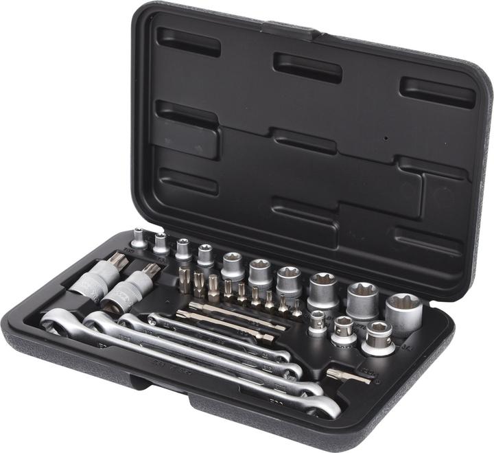Image du produit KS Tools Jeu de clés à douille Torx 1/4"+3/8"+1/2".