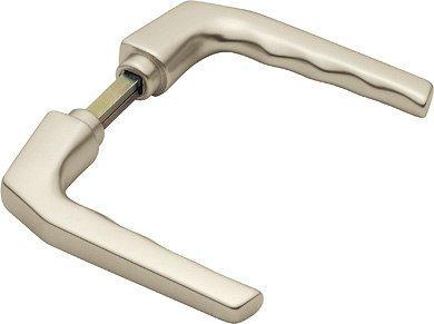 Actual product image Hoppe Pair of lever handles Frankfurt 117L Aluminium F2 without roses Square spindle 8 mm (Door handle)