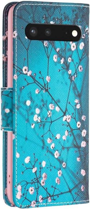 Produktbild Cover-Discount Google Pixel 7 - Leder Hülle Blüten (Google Pixel 7)