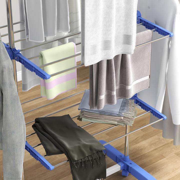 Actual product image Homcom Wäscheständer mit Kleiderhaken