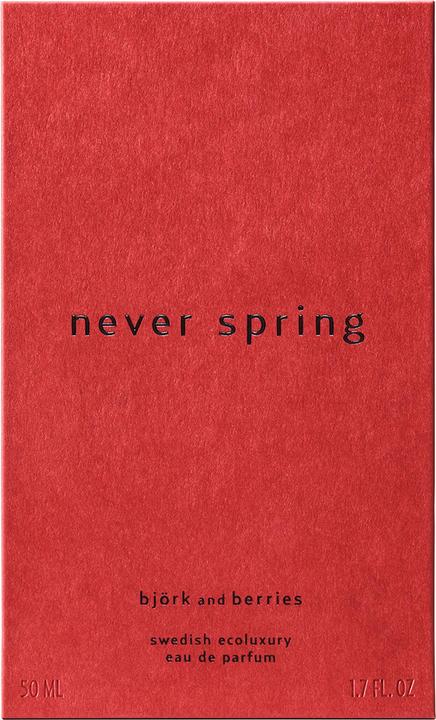 Produktbild Björk & Berries Never Spring Eau de Parfum (Eau de Parfum, 50 ml)