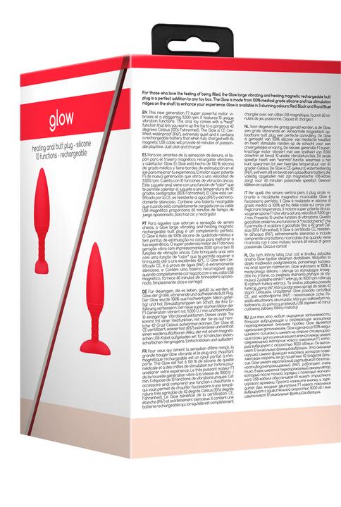 Image du produit Doc Johnson Bouchon anal chauffant - Glow