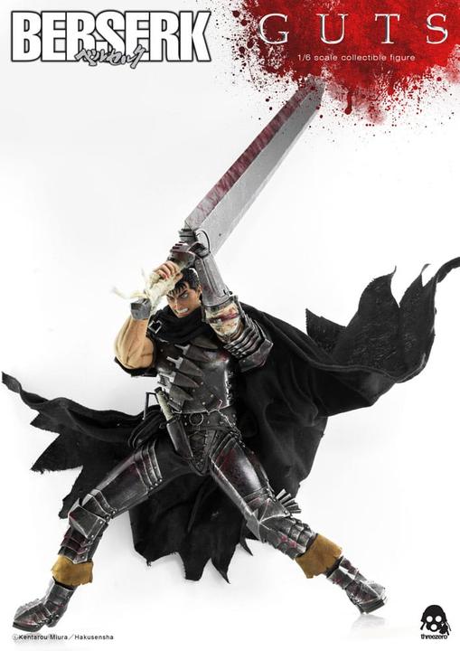 Actual product image ThreeZero Berserk figurine 1/6 Guts (Black Swordsman) 32 cm