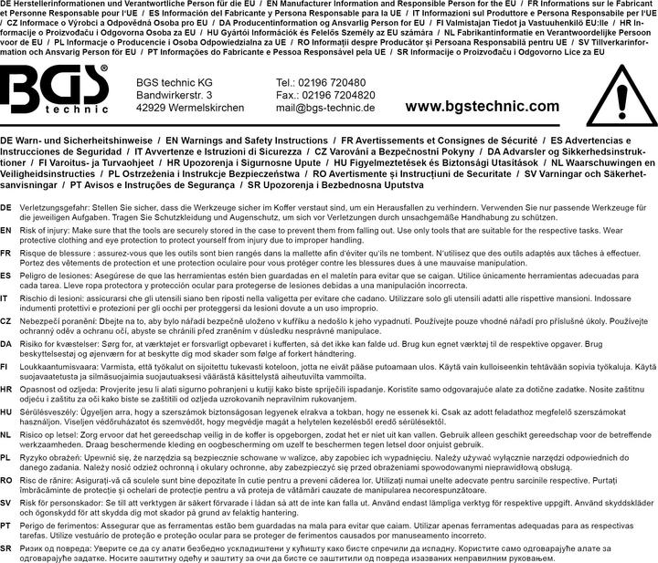 Immagine prodotto BGS Valigia vuota in alluminio per l'art. 15501