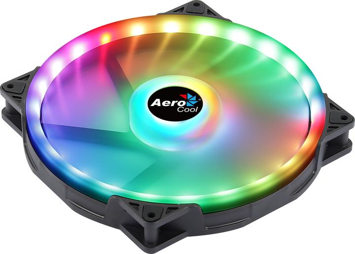 Actual product image AeroCool Duo 20 computer case fan 20 cm black (200 mm, 1 x)