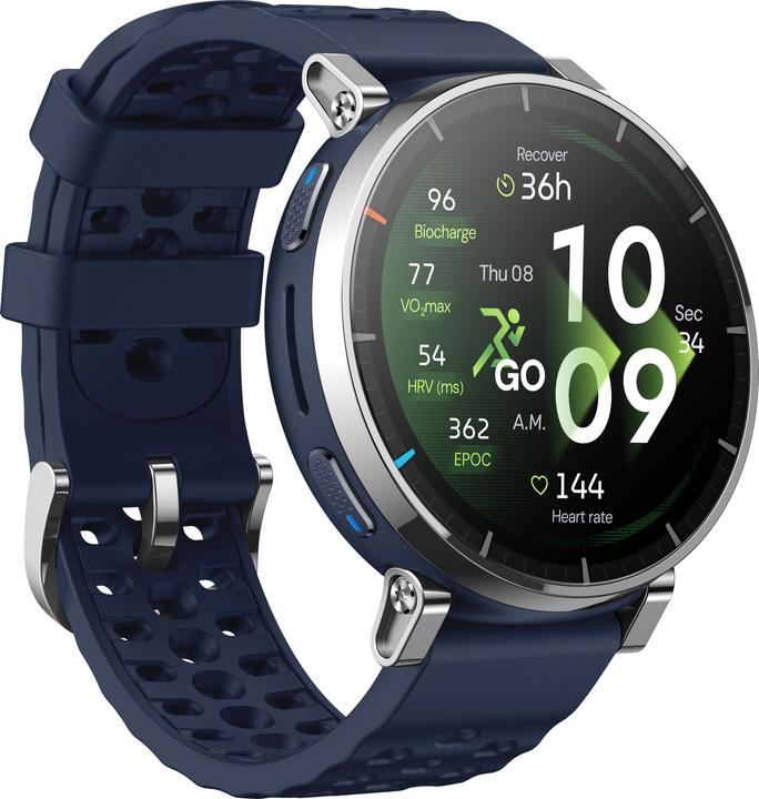 Actual product image Amazfit Active 3 Premium Atlas Blue, W2558GL2N (45 mm)