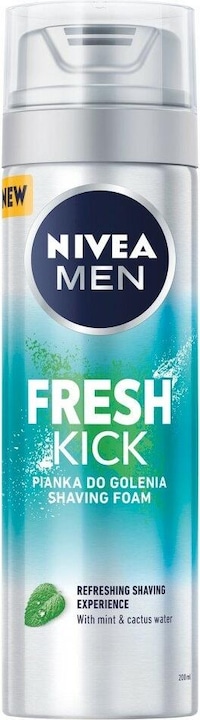 Produktbild NIVEA Men Fresh Kick pianka do golenia 200ml (200 ml, Rasierschaum)