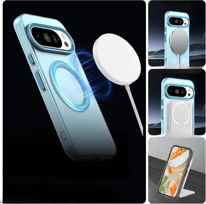 Actual product image Cover-Discount Google Pixel 10 / 10 Pro - Acryl-Handyhülle mit Magnet und Farbakzent (Google Pixel 10 Pro, Google Pixel 10)