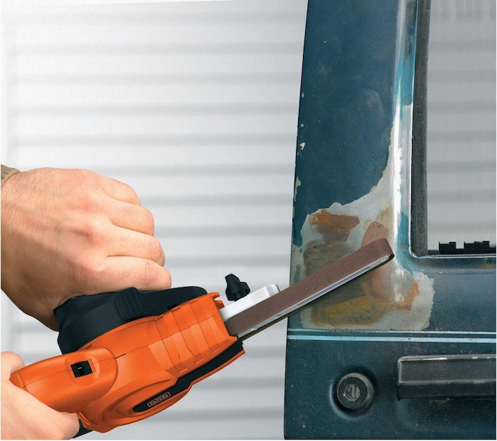 Actual product image Black & Decker Power file KA900E with Cyclonic Action dust extraction (Belt sanders, 350 W)