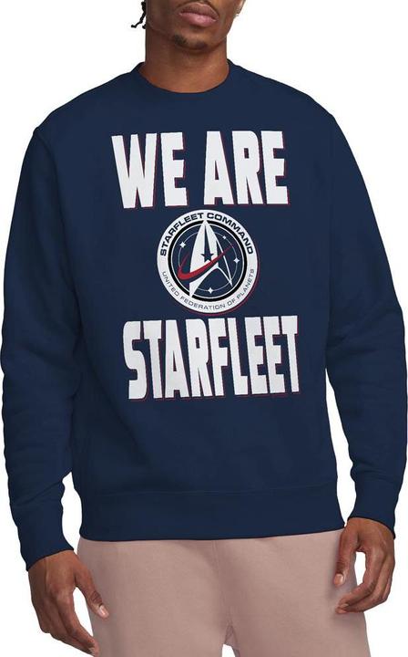Actual product image Universal Textiles Unisex Adult We Are Starfleet Sweatshirt (M)