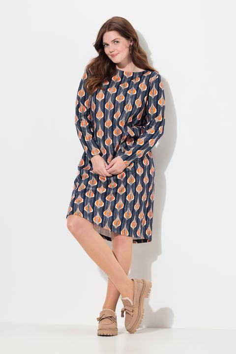 Produktbild Ulla Popken Sweatkleid, U-Boot-Ausschnitt, Langarm (46, 48)