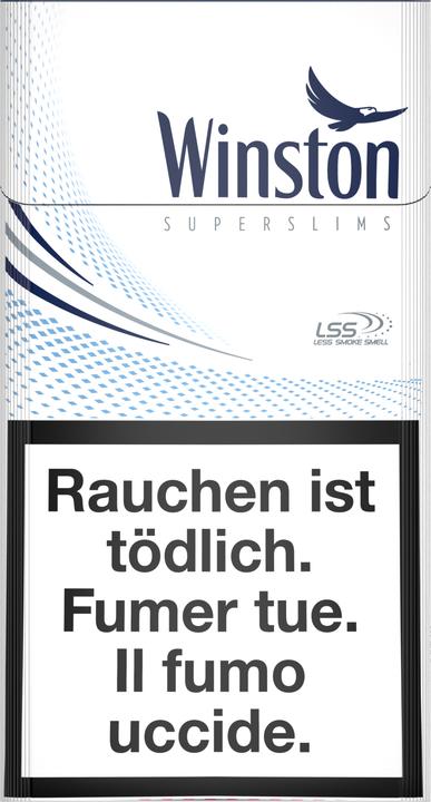 Actual product image Winston Superslim Blue Box (10 pcs.)