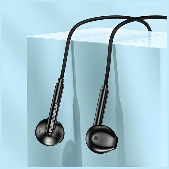 Actual product image Awei słuchawki stereo PC-7T USB-C 1.2m czarny/black (Cable)