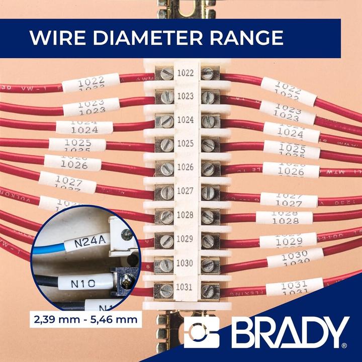 Actual product image Brady PermaSleeve Heat-shrink (11.15 mm)
