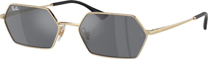 Actual product image Ray Ban YEVI RB3728 dark grey on gold L