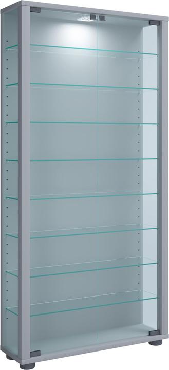 Actual product image VCM Collection stand display case wood glass Lumo Maxi (59 x 18 x 113 cm)