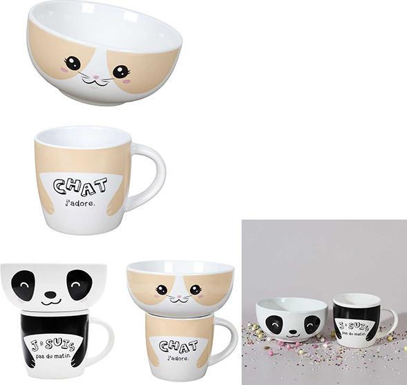 Actual product image Sombo Kawaii cup and bowl ass