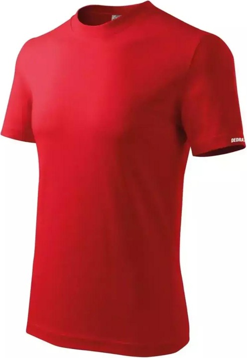 Dedra Herren T-Shirt rot 100 % Baumwolle Grösse S (BH5TC-S) (S)