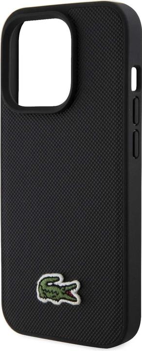 Actual product image Lacoste LCHMP15XPVCK iPhone 15 Pro Max 6.7" czarny/black hardcase Iconic Petit Pique MagSafe (Apple iPhone 15 Pro Max)