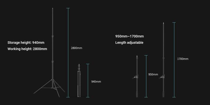 Image du produit SmallRig RA-S280 (280 cm, 5 kg)
