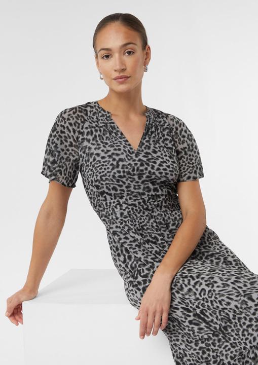 Image du produit Comma Kleid Maxikleid aus strukturiertem Chiffon (44)