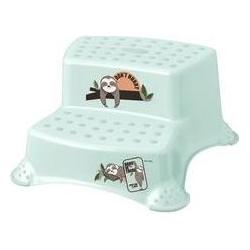 keeeper, Sgabello per bambini, kids Tritthocker igor lazy lui, soft green 2-stufig, mit Aufdruck, Tragkraft: 120 kg