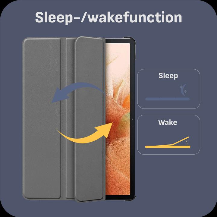 Produktbild Cazy Premium Smart Hülle Kompatibel mit Samsung Galaxy Tab S7 FE - Schutz Etui Hülle - Automatischem (Galaxy Tab S7 FE)