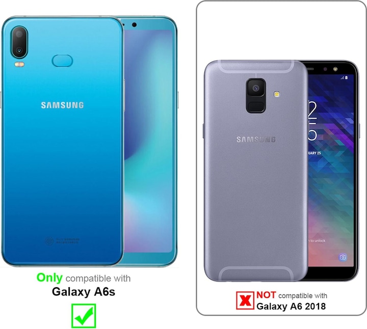 Produktbild Cadorabo Flower Book Cover (Samsung Galaxy A6s)