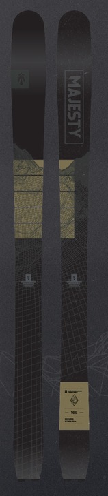 Immagine prodotto Majesty Sci Supernova Carbon 2025 (169 cm)