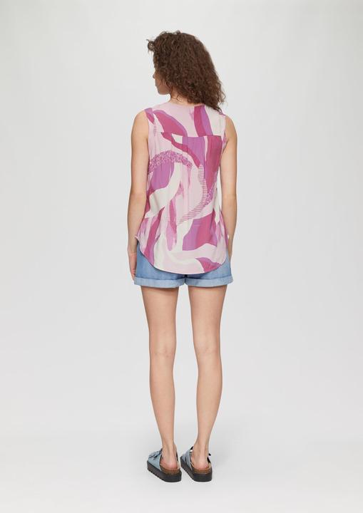 Immagine prodotto s.Oliver Bluse Bluse mit All-over-Print und Tunika-Ausschnitt (36)