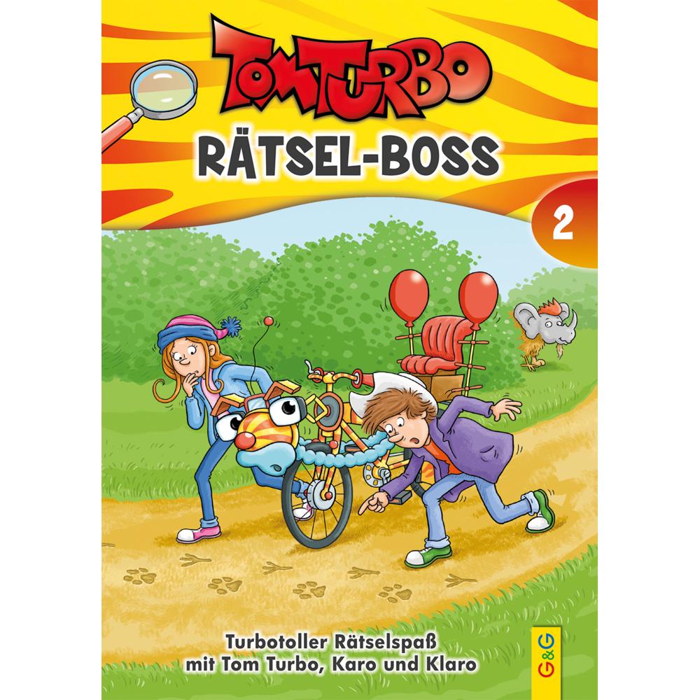 Thumbnail - Tom Turbo - Rätsel-Boss 2, Kinderbücher von Kinder- und Jugendbuch, G&G Verlag