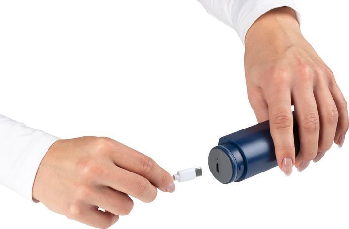 Actual product image Clatronic Elektrische Reinigungsbürste, ERB 3815 A, 1200mAh Li-Ion, blau-grau