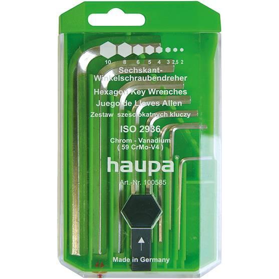 Haupa, Sechskantschlüssel, Schlüsselsatz 6-Kant PVC-Sockel 8tlg 2- 100585