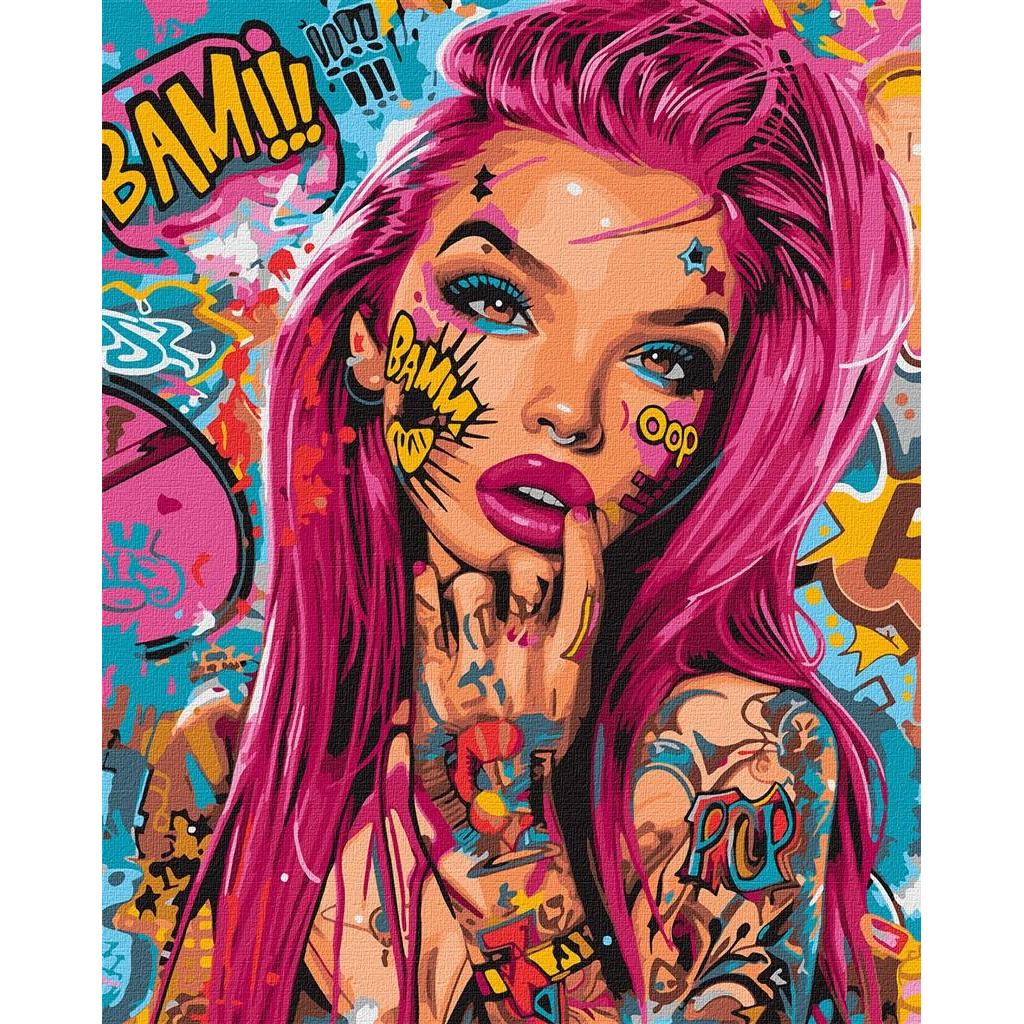 Ideyka Malen nach Zahlen - Ein Farbtupfer (56585535)