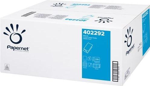 Papernet Serviettes pliées 402292 Spécial V-plié Blanc 2 plis (1 x)