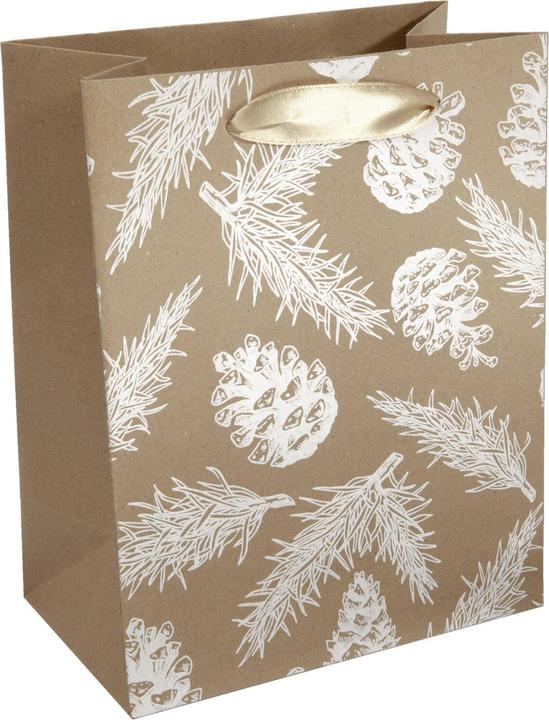 Produktbild Sigel 5 Geschenktüten Pine cones and pine branches Large braun 18,0 x 23,0 cm (Geschenktüte, 5 x)