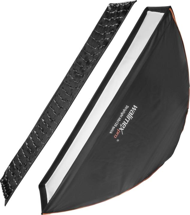 Walimex pro pro Studio Line Striplight QA 40x120cm mit Softboxadapter (Softbox, 40 cm)