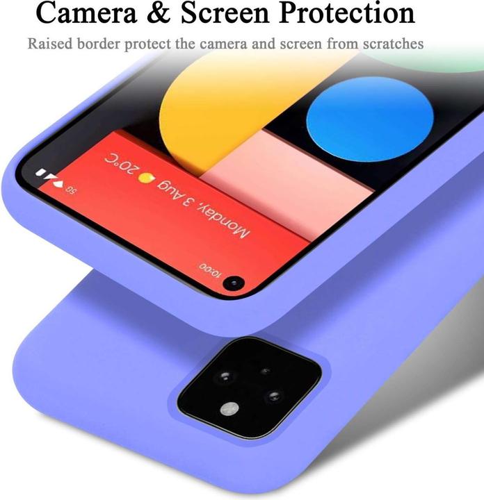Immagine prodotto Cadorabo Custodia per Google PIXEL 5 TPU Liquid Silicone Case (Google Pixel 5)
