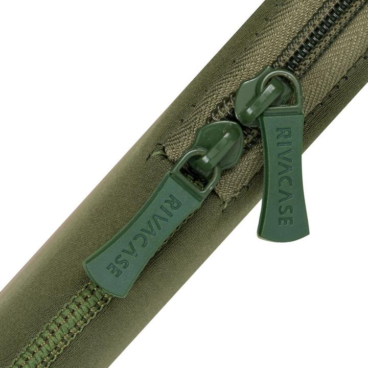 Produktbild Rivacase Anti-shock Case for MacBook 13" Vertical Zip Khaki - Green (15.60")